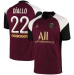 2020-21 PSG Third Away Soccer Jersey Shirt Diallo #22