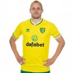 2020-21 Norwich City Home Soccer Jersey Shirt