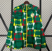2024 Senegal Green Windbreaker Trench Coat Jacket