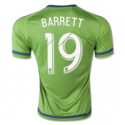 2015-16 Seattle Sounders BARRETT #19 Home Soccer Jersey