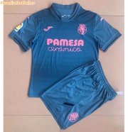 Kids Real Villarreal 2021-22 Third Away Soccer Kits Shirt With Shorts
