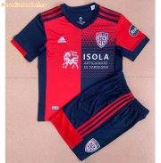 Kids Cagliari Calcio 2021-22 Home Soccer Kits Shirt with Shorts