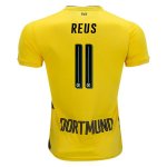 2017-18 Borussia Dortmund Reus #11 Home Soccer Jersey