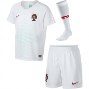 Kids Portugal 2018 World Cup Away whole Kits