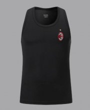 2020-21 AC Milan Black Wide-Back Vest Soccer Jersey Shirt