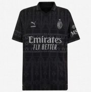 2023-24 AC Milan Fourth Away Black Soccer Jersey Shirt Player Version