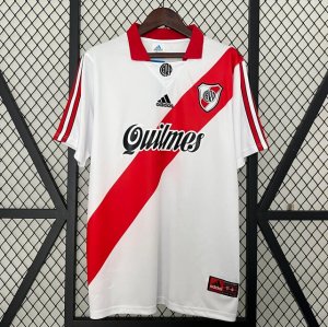 1998-99 River Plate Retro Home Soccer Jersey Shirt
