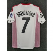 2002-03 AC Milan Retro Away Soccer Jersey Shirt SHEVCHENKO #7