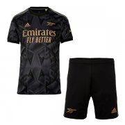 2022-23 Arsenal Kids Away Soccer Kits Shirt With Shorts