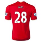 2015-16 Liverpool INGS #28 Home Soccer Jersey