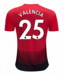2018-19 Manchester United Home Soccer Jersey Shirt Antonio Valencia #25