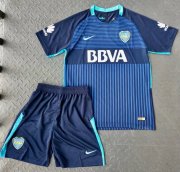 Kids Boca Juniors 2017-18 2rd Away Soccer Kit (Shirt+Shorts)