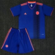 Kids Colombia 2018 World Cup Away Soccer Kit (Jersey+Shorts)