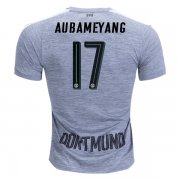 2017-18 Borussia Dortmund Aubameyang #17 Third Soccer Jersey