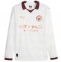 2023-24 Manchester City Long Sleeve Away Soccer Jersey Shirt