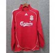 2006-08 Liverpool Retro Long Sleeve Home Soccer Jersey Shirt