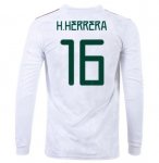 2020 Mexico Away Long Sleeve Soccer Jersey Shirt #16 HÉCTOR HERRERA