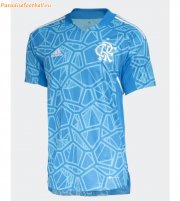 2022-23 Camisa Flamengo Blue Goalkeeper Soccer Jersey Shirt