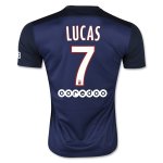 2015-16 PSG LUCAS #7 Home Soccer Jersey