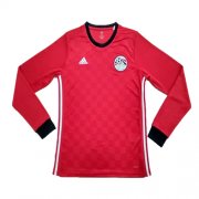 2018 World Cup Egypt Home Long Sleeve Soccer Jersey