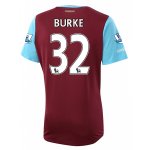 2015-16 West Ham BURKE 32 Home Soccer Jersey
