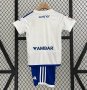 2023-24 Real Zaragoza Kids Home Soccer Kits Shirt With Shorts