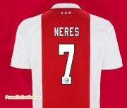 2021-22 Ajax Home Soccer Jersey Shirt with Neres 7 printing
