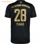 2021-22 FC Bayern Munchen Away Soccer Jersey Shirt with Tiago 28 printing