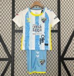 Kids Malaga 2024-25 Home Soccer Kits Shirt With Shorts