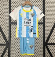 Kids Malaga 2024-25 Home Soccer Kits Shirt With Shorts