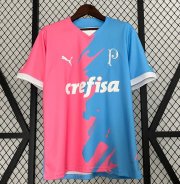 2023-24 Camisa Palmeiras Pink Blue Commemorative Soccer Jersey Shirt