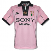 97-98 Juventus Retro Pink Away Soccer Jersey Shirt