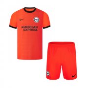 Kids Brighton & Hove Albion 2022-23 Away Soccer Kits Shirt With Shorts