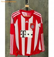 2010-11 Bayern Munich Retro Long Sleeve Home Soccer Jersey Shirt