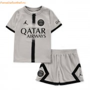 2022-23 PSG Kids Away Soccer Kits Shirt with Shorts