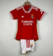 2023-24 Benfica Kids Home Soccer Kits Shirt With Shorts