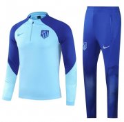2022 FIFA World Cup Spain Light Blue Training Sweatshirt Kits with Pants