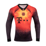 2018-19 Bayern Munich Long Sleeve EA Sports Brown Soccer Jersey Shirt