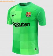 2021-22 Barcelona Green Goalkeeper Soccer Jersey Shirt
