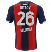 2020-21 Bologna Home Soccer Jersey Shirt ANTOV 26