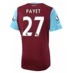 2015-16 West Ham PAYET 27 Home Soccer Jersey