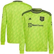 2022-23 Manchester United Long Sleeve Third Away Soccer Jersey Shirt