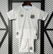 2025-26 Santos FC Kids Home Soccer Kits Shirt With Shorts