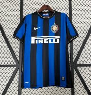 2009-10 Inter Milan Retro Home Soccer Jersey Shirt