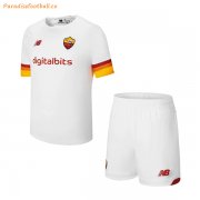 Kids Roma 2021-22 Away Soccer Kits Shirt With Shorts