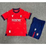 2024-25 Osasuna Kids Home Soccer Kits Shirt With Shorts