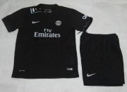 Kids PSG 2015-16 Third Soccer Shirt with Shorts