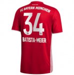 2020-21 Bayern Munich Home Soccer Jersey Shirt Batista-Meier 34