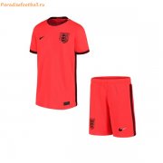 Kids England 2022 Women's Euro Cup Away Soccer Kits Shirt With Shorts