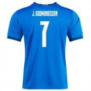 2020 Iceland Home Soccer Jersey Shirt JÓHANN BERG GUDMUNDSSON #7
